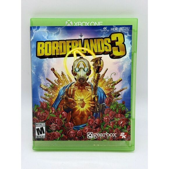 Borderlands 3‎ (Microsoft Xbox One, 2019) Game Case And Manual Tested See Note - Picture 1 of 4